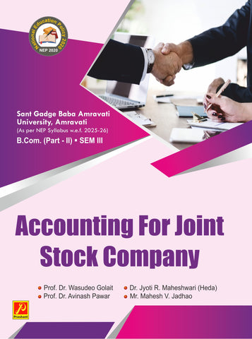 Accounting For Joint Stock Companies - 1