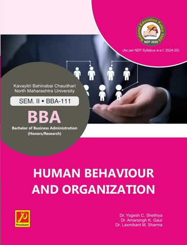 Human Behaviour And Organization Bachelor of Business Administration (Honors/Research)