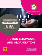 Human Behaviour And Organization Bachelor of Business Administration (Honors/Research)