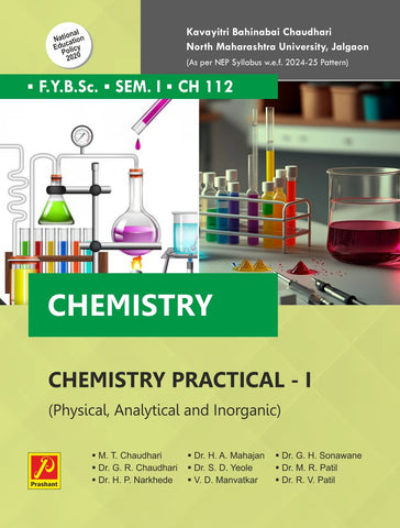 Chemistry Practical-I Physical, Analytical and Inorganic