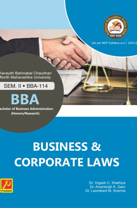 Business And Corporate Laws (Bachelor of Business Administration) (Honors/Research)